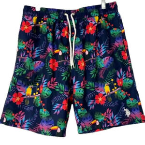 US Polo Assn Men’s Swim Trunks Size Large Side‎ Pockets